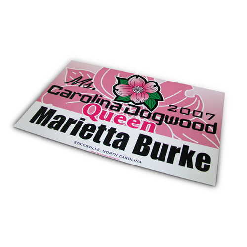 Yard signs printed by Applical Co.