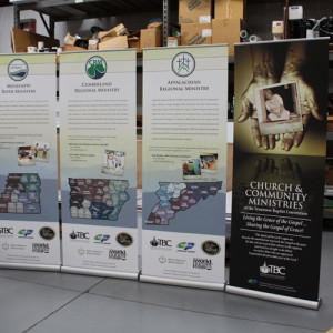 Banner Stands printed by Applical Co.