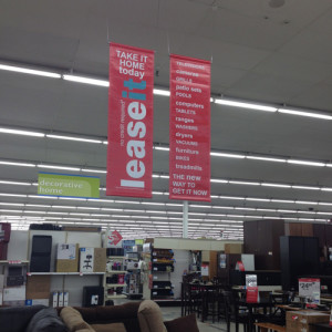 Indoor banners printed by Applical